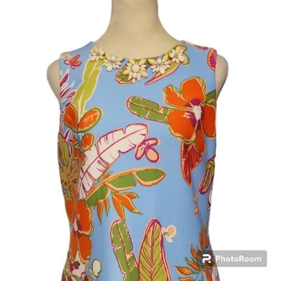 Just Taylor Floral Sleeveless Dress Women's Size Medium - Picture 2 of 8